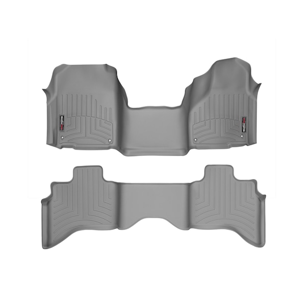 Front and Rear Floorliners - Over The Hump, 464641-462162